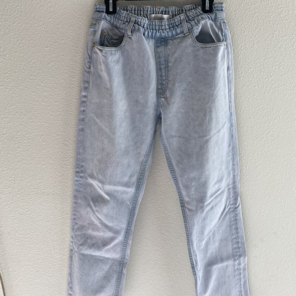 Caroline Constas oversized paper bag waist jeans